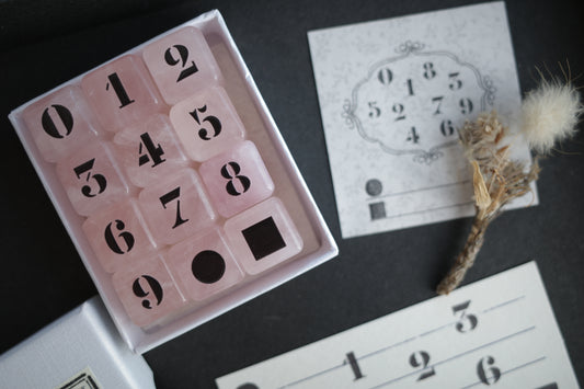石子数字印章NUMBER STAMP