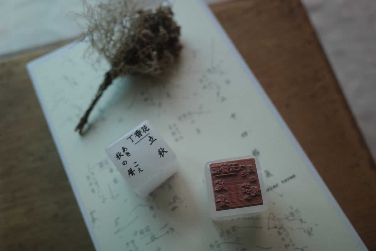【二十四节气·时令花】小石头系列手帐印章