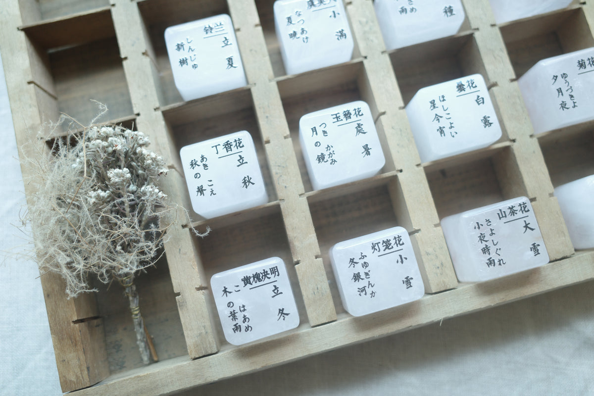 【二十四节气·时令花】小石头系列手帐印章